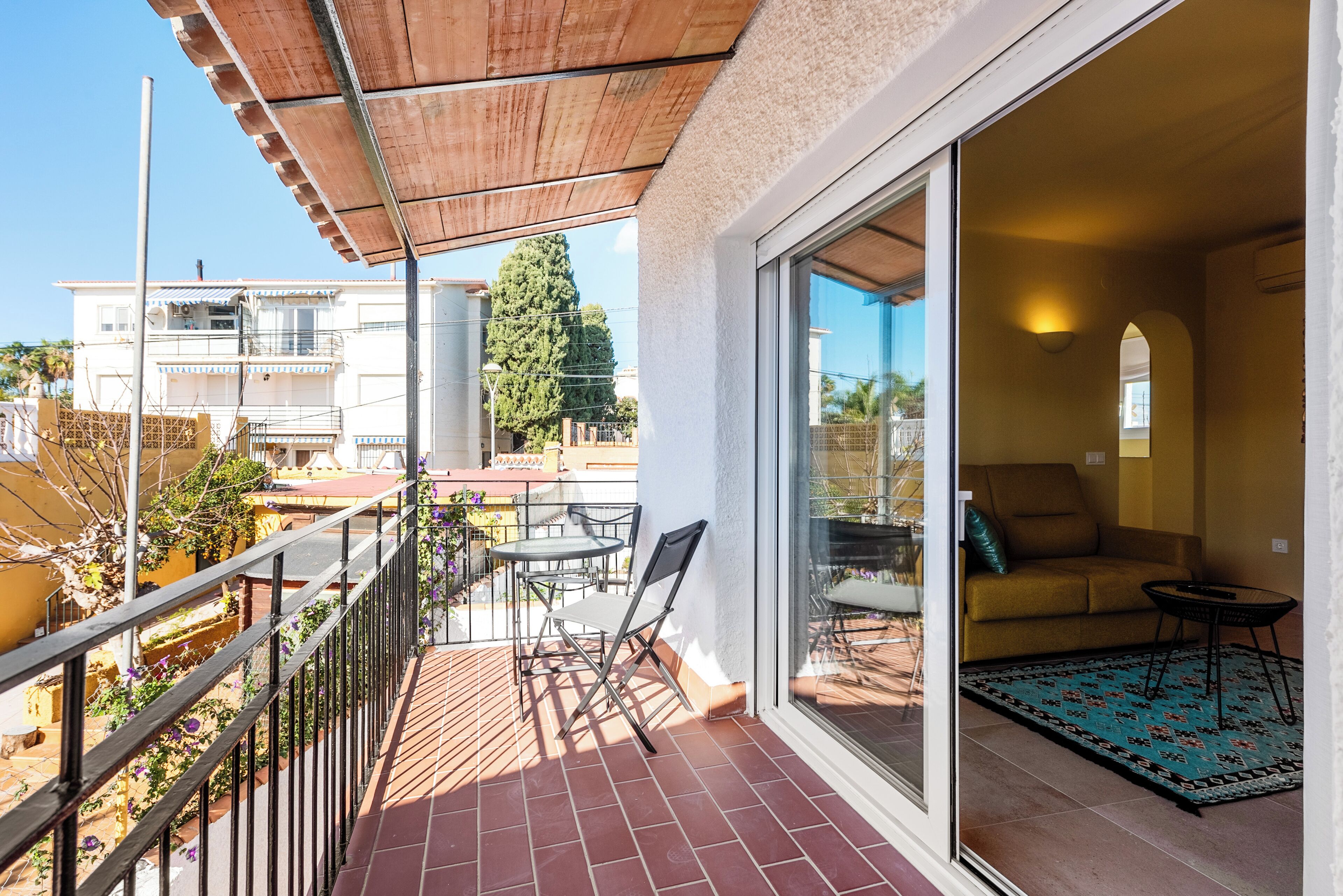 Apartamento Confort, 1 cama doble con sofá cama (2 Bedrooms) | Terraza o patio