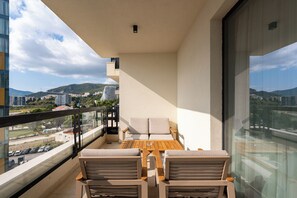 Luxury Suite, 2 Bedrooms, Balcony, Sea View | Terrace/patio - Hotel Invictus (Becici)