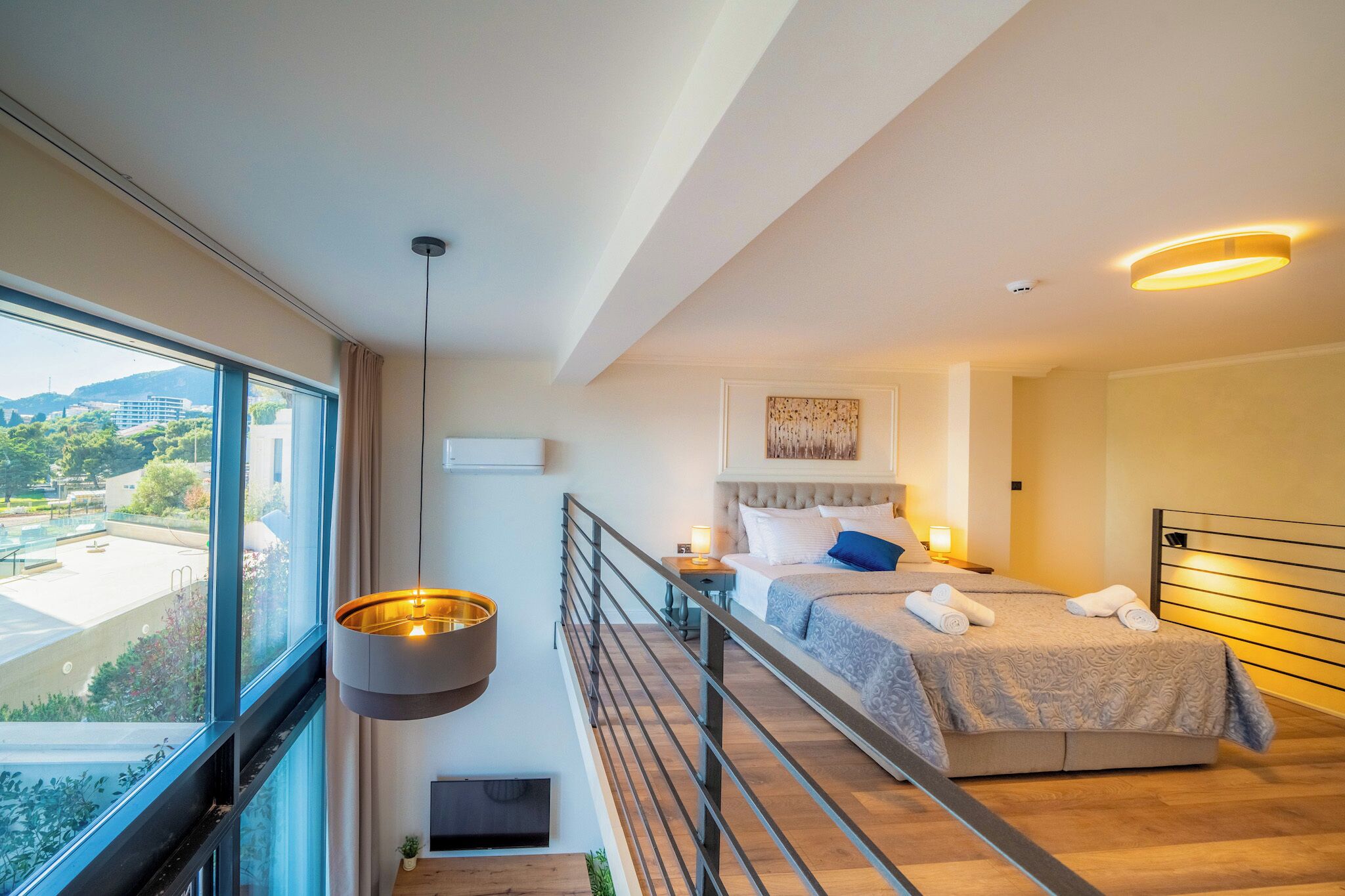 Draps en coton égyptien, literie de qualité supérieure, minibar