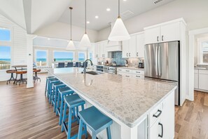 Fridge, oven, stovetop, dishwasher - Daniels -- Brand New Luxury Oceanfront Home (Corolla)