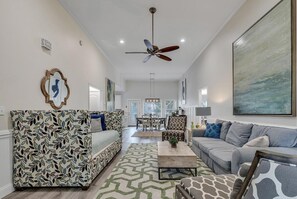 TV, books, stereo - Marsh Estate: 3-Units + Theater Room! Putting! (Murrells Inlet)