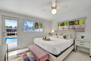 4 habitaciones, decoración personalizada y muebles diferentes