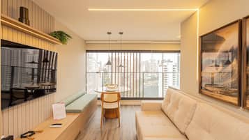 Deluxe Apartment, City View | 1 bedroom, iron/ironing board, free WiFi