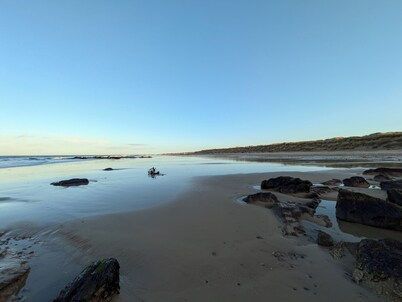 Aurora on the Dunes: Coastal Stay Near West Beach with Lighthouse View!