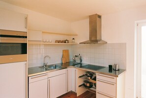 Kühlschrank, Ofen, Herdplatte, Geschirrspüler