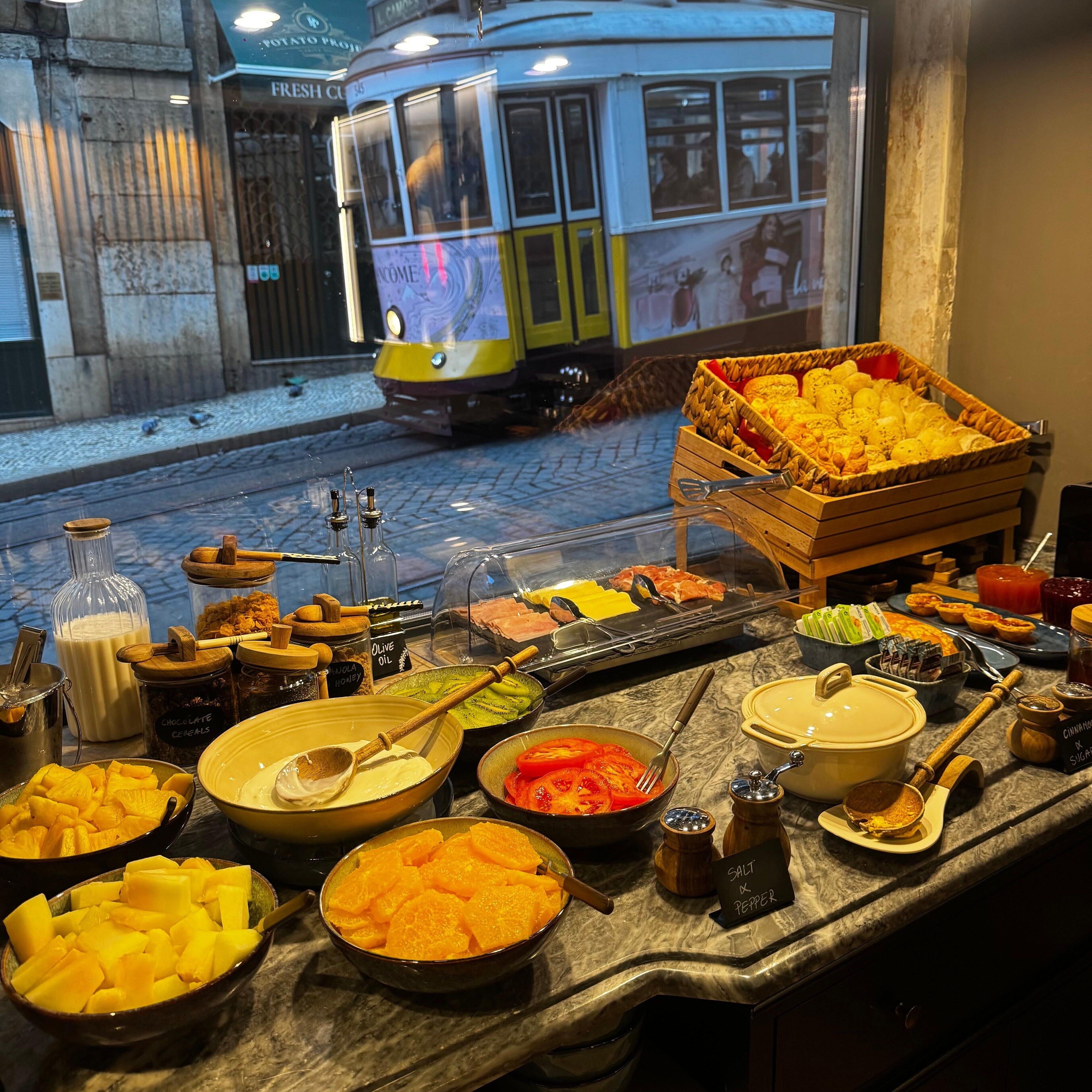 Daily buffet breakfast (EUR 15 per person)