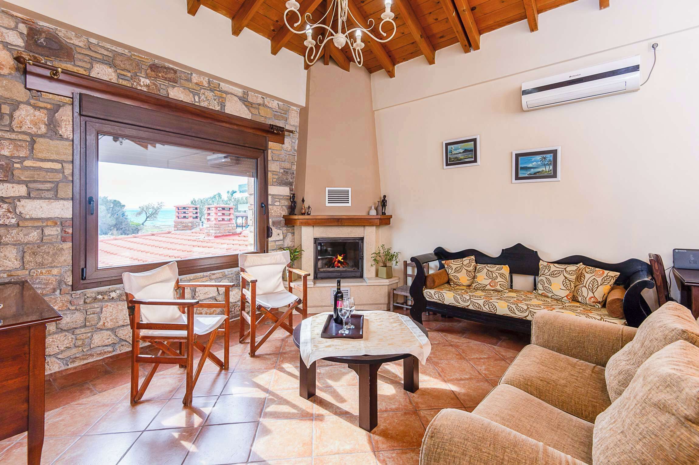 Fernseher, Kamin, Arbeitsbereiche