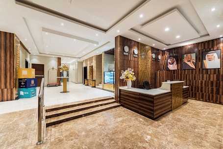 Reception. Al Qasr Hotel Suites - Ahad Rufaida
