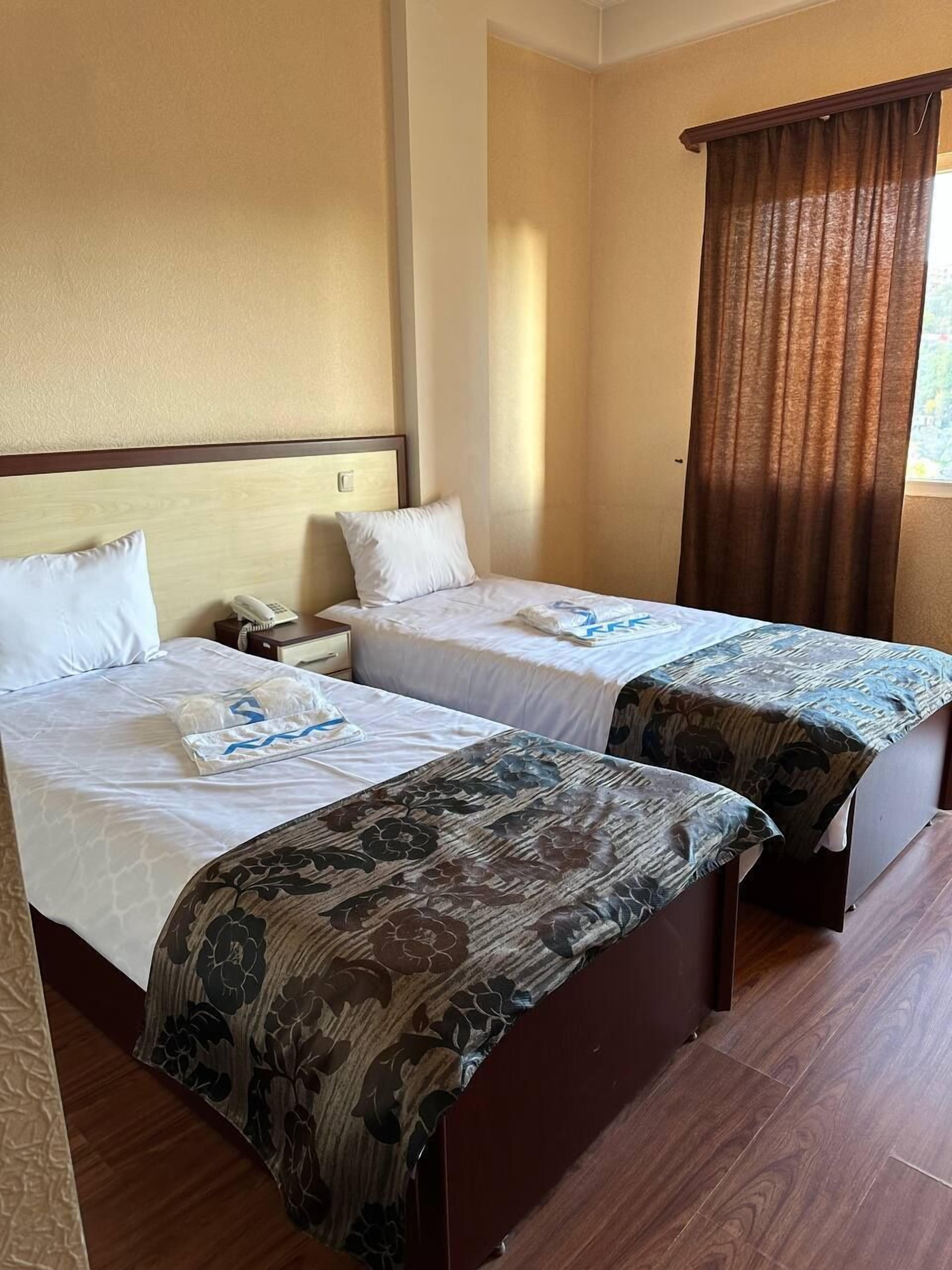 Standard Twin Room, Balcony, Park View | Desk, free WiFi