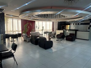 Sala de estar en el lobby