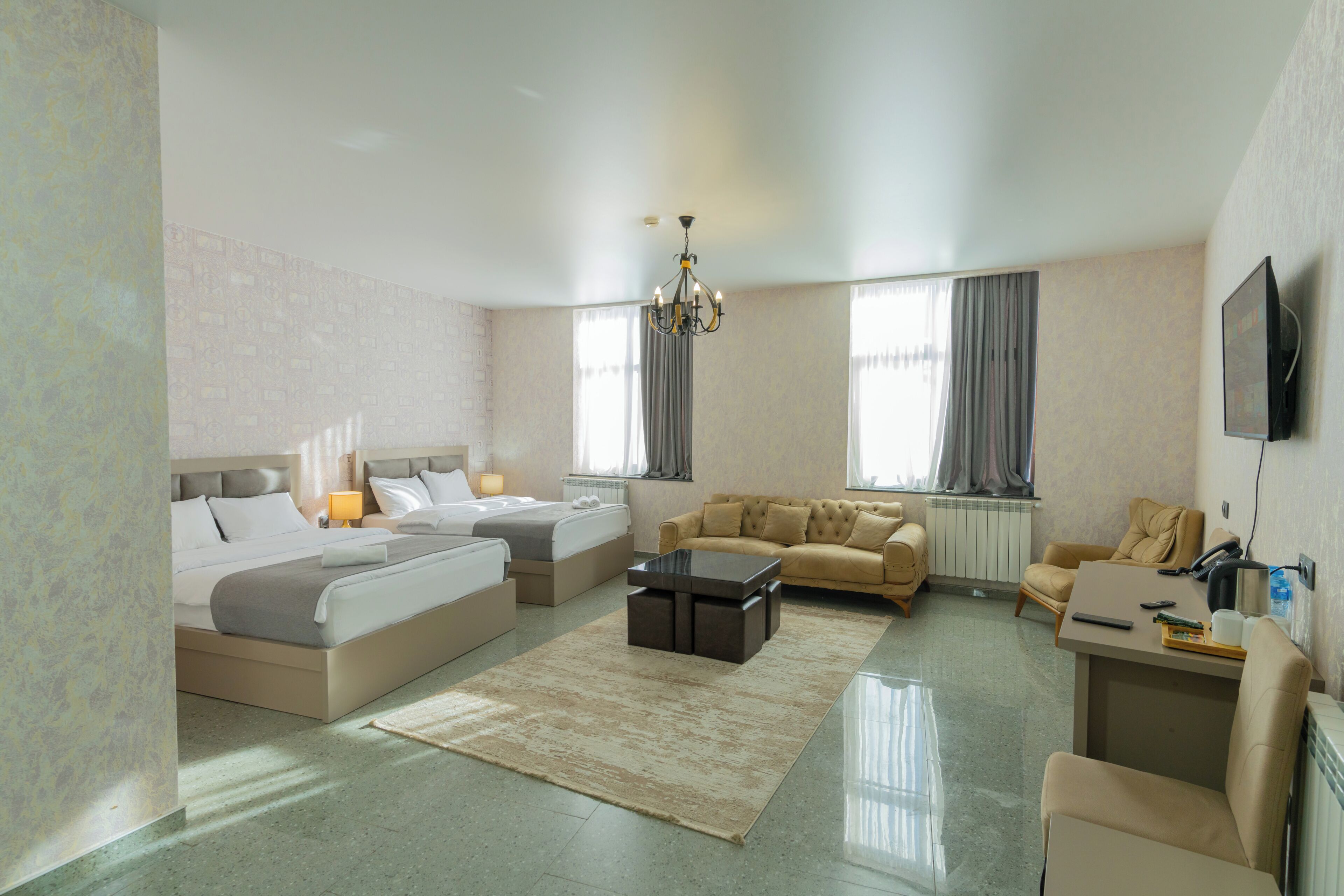 Luxury-Zweibettzimmer, Bergblick