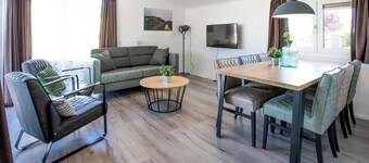 Freestanding holiday home for six person.