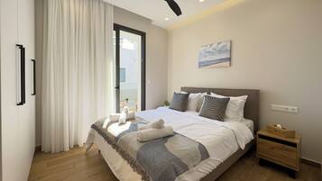 Appartement, 3 chambres, balcon, vue montagne