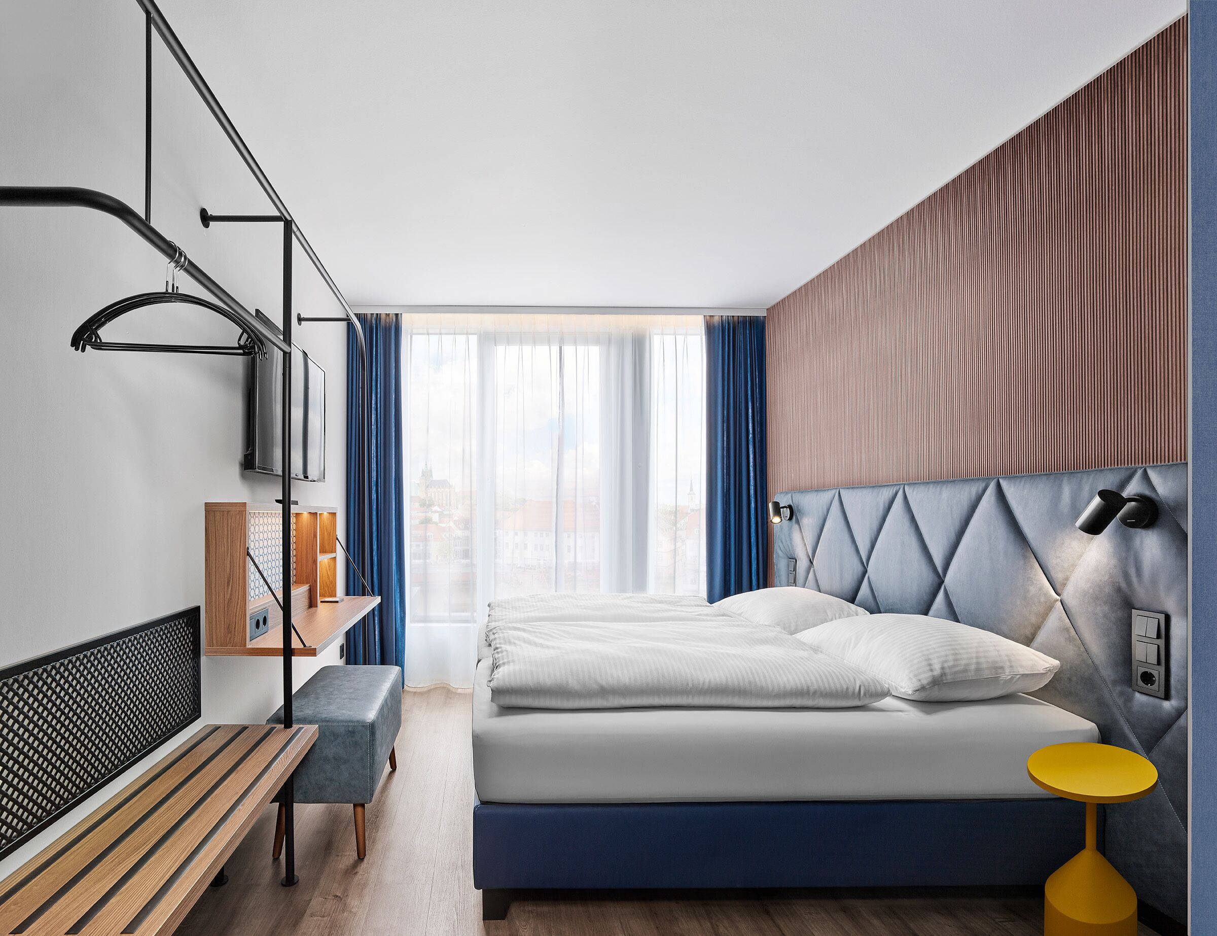 Comfort tweepersoonskamer | Geluiddichte muren, gratis wifi, beddengoed