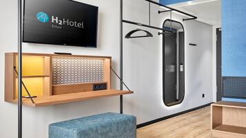Schallisolierte Zimmer, kostenloses WLAN, Bettwäsche