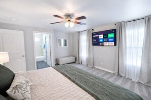 3 bedrooms, iron/ironing board, travel cot, free WiFi