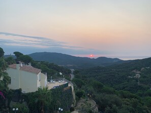 Blick von der Unterkunft