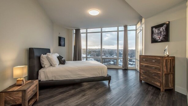 Unclassified image, 1 of 12, button - Modern 1BD Suite w/ Bedford Basin Views, Balcony, Gym & Media Room (Halifax)