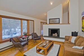 Fireplace - Luxury Retreat inAmherst (Amherst)