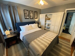 5 soverom, strykejern/-brett, wi-fi og sengetøy