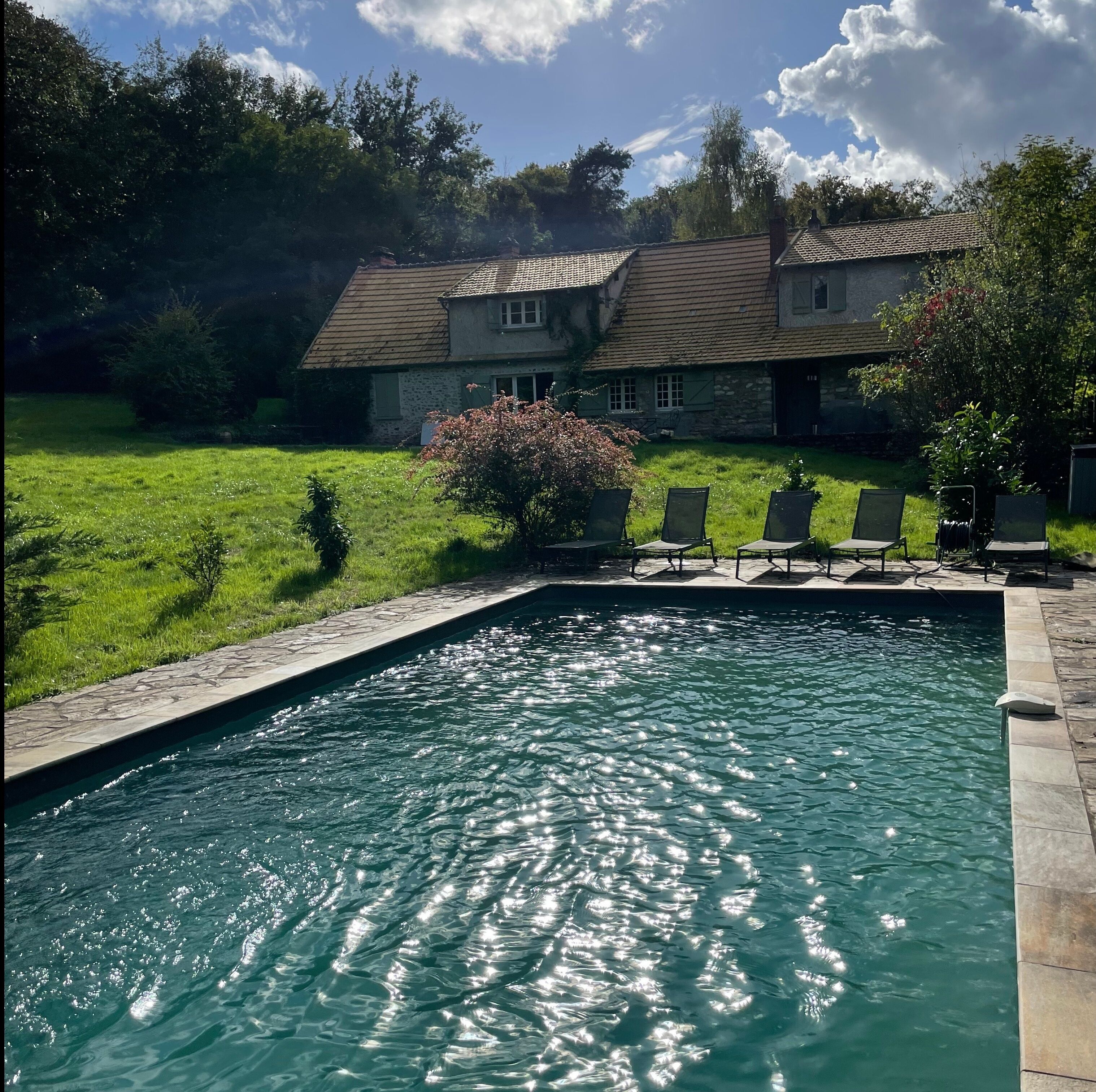 Una piscina climatizada