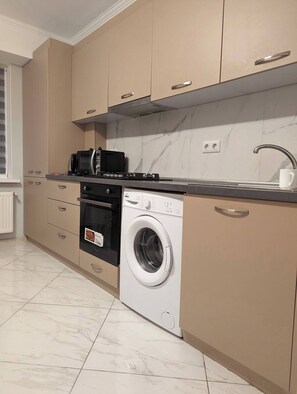 Apartment, 1 Schlafzimmer, barrierefrei, Raucher | Wäschereiservice