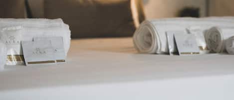 Shower, eco-friendly toiletries, hair dryer, bidet