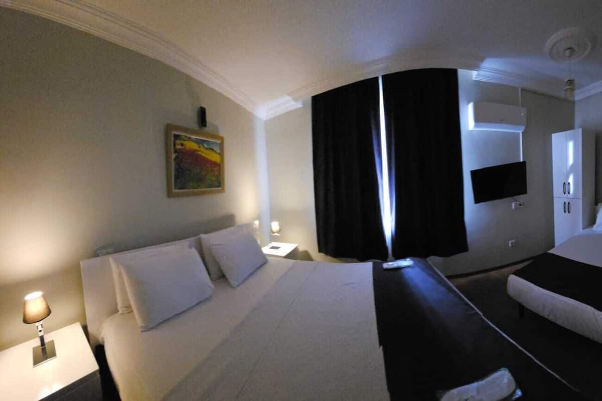 Premium bedding, free WiFi, bed sheets