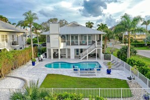 Et oppvarmet basseng