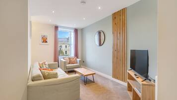 30-inch TV with satellite channels