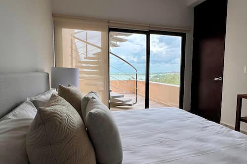 Luxury Apartment, Private Pool, Sea View | 3 bedrooms, in-room safe, blackout drapes, iron/ironing board