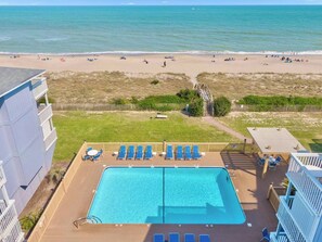 Pool - Perfect Oceanfront Carolina Beach Private Getaway! (Carolina Beach)