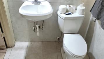 Room, 1 Queen Bed, Smoking | Bathroom | Shower, free toiletries, towels, toilet paper