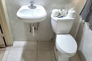 Room, 1 Queen Bed, Smoking | Bathroom | Shower, free toiletries, towels, toilet paper