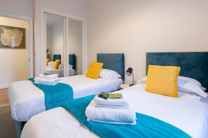 2 bedrooms, iron/ironing board, free WiFi, bed sheets