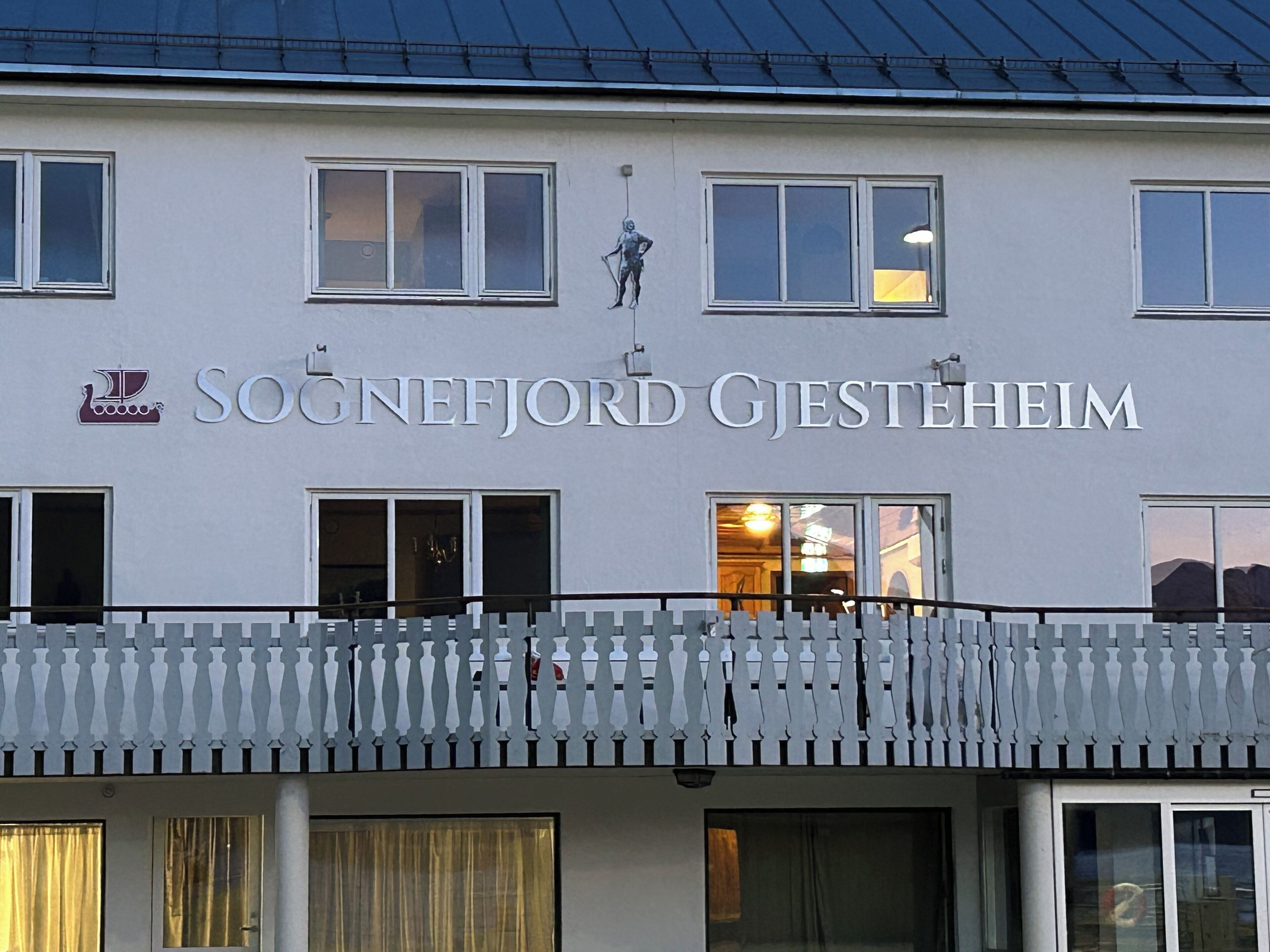 Overnatningsstedets facade