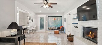 Perfect Pair: A Peaceful Cottage Vibe & Your Own Private Gameroom.