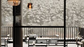 Utsikt fra overnattingsstedet