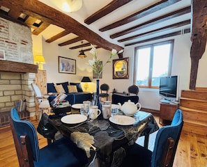 Living area - The striped house in the historic heart of Honfleur (Honfleur)