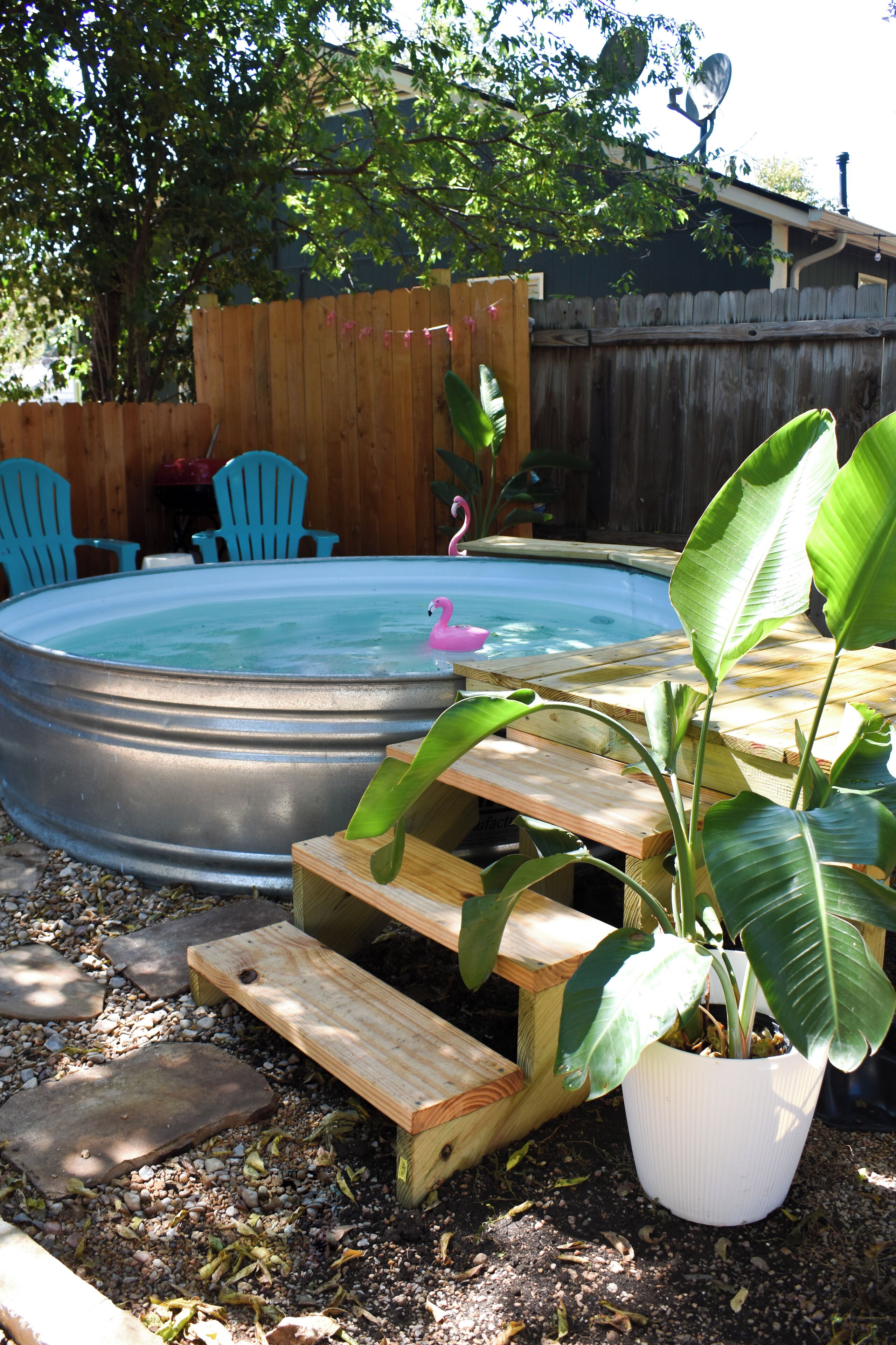 Tina de hidromasaje al aire libre