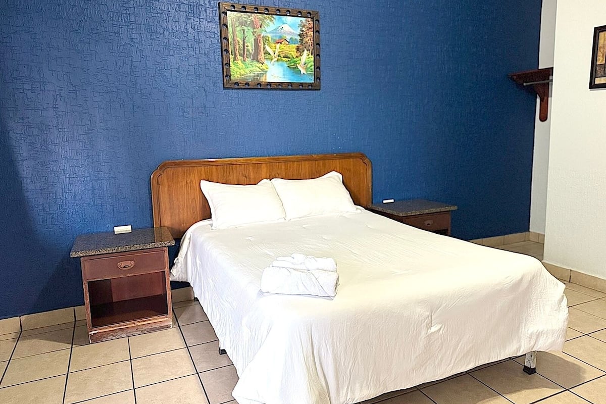 Blackout curtains, iron/ironing board, free WiFi, bed sheets