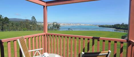 Hytte - 2 soveværelser - boblebad - mod havet | Strand-/havudsigt