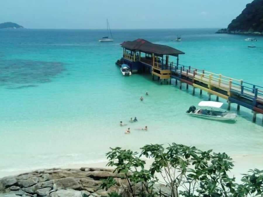 Private beach nearby