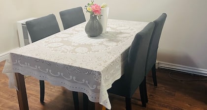 Basement Unit in a house with 2 bedrooms, full bathroom and living area