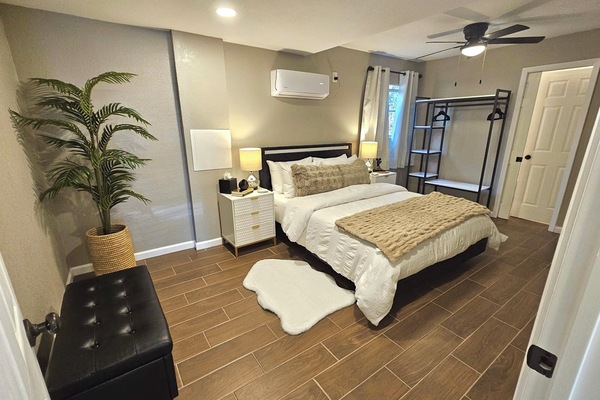 1 chambre, fer et planche Ă repasser, Wi-Fi, draps fournis