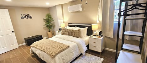 1 chambre, fer et planche à repasser, Wi-Fi, draps fournis