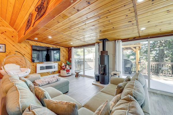 Wrightwood Vacation Rental | 3BR | 2.5BA | 1,600 Sq Ft | Stairs Required