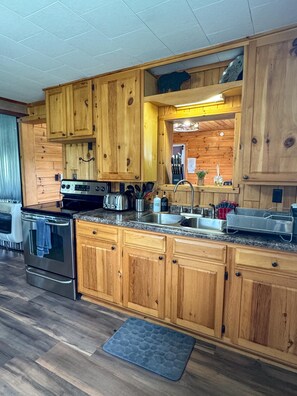 Fridge, microwave, oven, stovetop - Welcome to Northfort, your Perfect Up North Fort (Grand Marais)