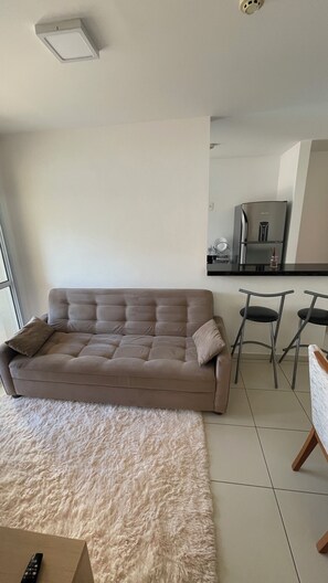 Living area - Taguá Life Resort - ideal for your stay in Brasília and the region (Taguatinga)