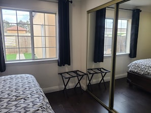 2 bedrooms, iron/ironing board, travel crib, WiFi